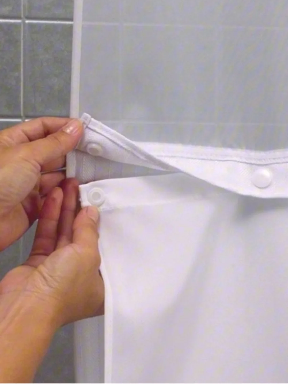 3/$30 NWOT Never used HOOKLESS Shower Curtain Liner 50” x 60” White